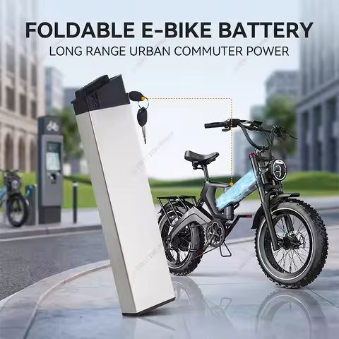for Wallke GS-3.0 Foldable E-Bike Battery 48 Volt 14Ah DCH-006 Integrated Cell 30A BMS for Lectric X