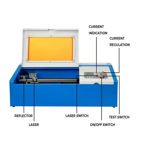 SIHAO 3020 Desktop 40W CO2 Laser Engraving Machine 30*20cm Cut Tools for Acrylic Paper Leather Wood 