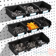 POPULARFR Pegboard Hooks, PP Pegboard Bins, Pegboard Box