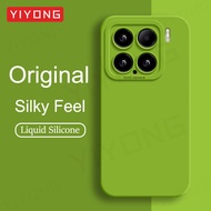 For Xiaomi15 Case YIYONG Silky Liquid Silicone Soft Cover For Xiaomi 15 17 17T Mi 14 Xiomi Mi14 Mi15