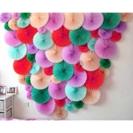 Singapore Seller Tissue Fans (plain) - 2 sizes -> 6in(15cm) / 12in(30cm)