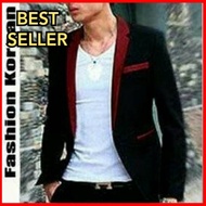 Men 's Blazer / Premium Red Matrix Blazer / Red Blazer Men' S Formal Blazer