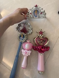 迪士尼公主皇冠魔法棒套裝