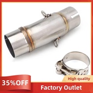 For  Ninja250 Ninja400 Ninja500 Z250 Z400 Z500 2017-2025 51mm Stainless Steel Motorcycle Exhaust Mid