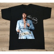 Elvis Presley In Tour Black Short Sleeve T Shirt Unisex