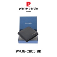 Pierre Cardin (ปีแอร์ การ์แดง) กระเป๋าธนบัตร กระเป๋าสตางค์เล็ก  กระเป๋าสตางค์ผู้ชาย กระเป๋าหนัง กระเป๋าหนังแท้ รุ่น PWJ8-CB05 พร้อมส่ง ราคาพิเศษ