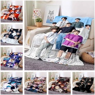 BTS BTS BTS Blanket Sofa Office Nap Blanket Soft Keep Warm Can Customize c2