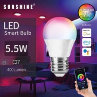 Sunshine Lumi 彩光黃白光 智能LED Wifi 燈膽 SGA-5.5W-E27