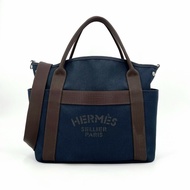 HERMES 愛馬仕 馬術包 帆布包