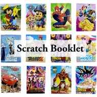 ✨💖✏️ Magic Scratch Booklet 💖 Scratch Book Paw Patrol Pokemon Frozen Spiderman Princess 💖 Children Day Gifts