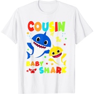 Cousin Of The Baby Shark Birthday Cousin Shark T-Shirt