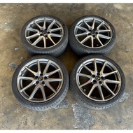Original Toyota Prius G’S ZVW30 JDM Sport Rim 18 inch 5H 114.3 7.5JJ ET50 Ori Used Japan