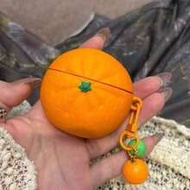 1pc Fruit Orange Lemon 3D Apple Earphone Protective Case, Suitable For IPods Pro/Pro2/Pro3/1st/2nd/3