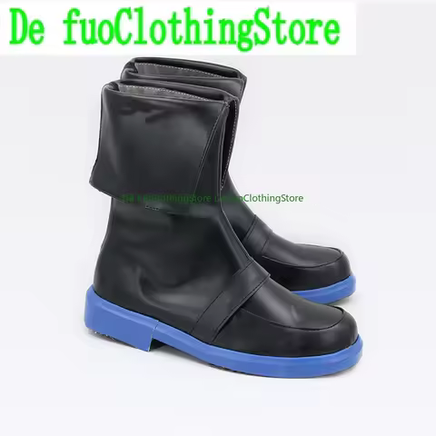 DefuoClothing Store Guilty Gear Ky Kiske Cosplay Shoes Boots GameHalloween Christmas Game Anime Char
