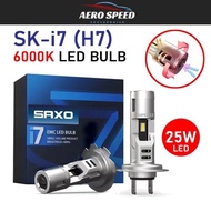 Saxo SK-i7 LED H7 BULB WHITE 6000K with Bulb Blower