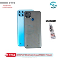 Backdoor Back Cover/ Back Cover/ Realme C25Y Backdoor Casing/ [Free 3ml Glue]