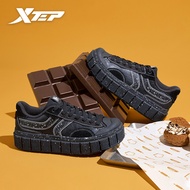 XTEP chocolate π Women Sneakers Stability Simple Street Style Vintage