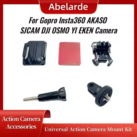 Sticker Adjustment Arm Screw Base For GoPro Hero 12 11 10 9 8 7 6 5 4 3 Insta360 X2 X3 DJI Osmo Acti