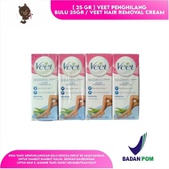 [ 25 GR ] VEET FEATHER REMOVAL 25GR / VEET HAIR REMOVAL CREAM - NORMAL PINK
