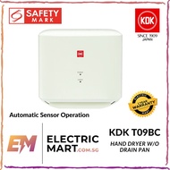KDK T09BC Hand Dryer Without Drain Pan