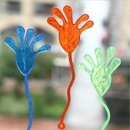 Cartoon Elastic Sticky Hands Small Toy Boy Girl Sticky Squishy Slap Palm Toy Kids Party Favors Pinat