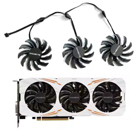 New 75mm T128010SU 0.35A Cooling Fan For Gigabyte GTX 1080 Ti GTX 1070 G1 AORUS GTX 1060 1060 GTX 98