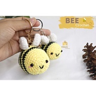 GANTUNGAN Bee/bee Character Knitting Keychain
