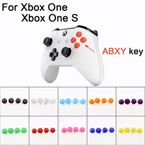 1Set A B X Y Action Button Replacement For Xbox One Elite 1/2 Controller ABXY Key Buttons For Xbox O