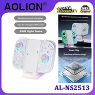 AOLION Switch Controller Charging Base NS Controller Grip Joycon Bracket Charger OLED Accessories