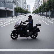 [rangevoyage2] 1/64 Miniature Alloy Motorcycle Model Public Security Special Police Furniture For Di