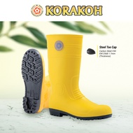 KORAKOH R 8000 Multi-Color Safety Series Unisex High-Cut PVC Safety Boots With Lining / But Getah Ke