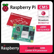 Original Raspberry Pi CM5 RAM 2/4/8/16GB WIFI EMMC16/32/64GB Broadcom BCM2712 dual 4K+HDR 800MHz Vid