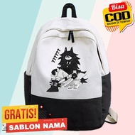 CHILDREN'S SCHOOL BACKPACK WITH FUNDAMENTAL MISS CIRCLE MOTIF