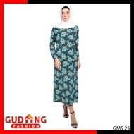Gamis Motif Bunga / Busana Muslim / Baju Muslim / Gamis Dress (Comb)