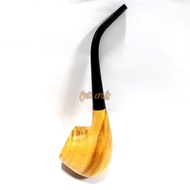PIPA CANGKLONG BAKO TEMBAKAU KAYU LAMTORO dengan STEM TANDUK KERBAU ASLI ORIGINAL HANDMADE