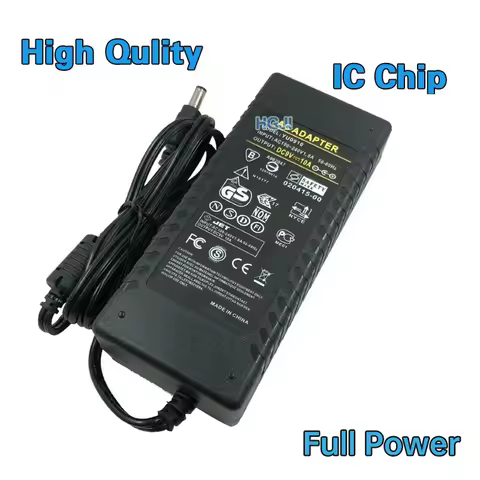 AC DC Power Supply 9V 10A Adapter Charger Transformer For LED Strip Light CCTV Camera With IC Chip D
