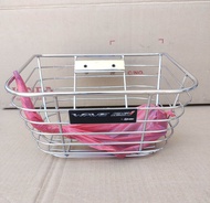 ชุดตะกร้าหน้า สแตนเลสแท้HONDA WAVE125i รุ่นปี2023พร้อมขายึด1ชุด อะไหล่แท้ศูนย์HONDA ขุดนี้ไม่สามารถใ