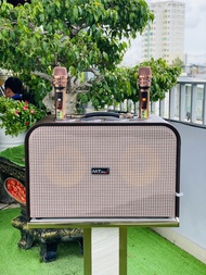 Loa kéo di động L1 Pro công suất 450W bass đôi 20cm 8 đường tiếng micro hợp kim kết nối BT USB HDMI 