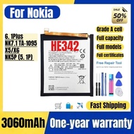 HE342 for Nokia 6. 1Plus/NK7.1 TA-1095 X5/X6/NK5P (5. 1P)  Mobile Phone Battery High Quality Replace