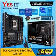 ASUS TUF GAMING B660 PLUS WIFI DDR4 / B660M-PLUS WIFI DDR4 LGA 1700 ATX motherboard + INTEL 12th GEN