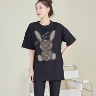 Eyouth 13150 women t-shirts oversized t shirt print