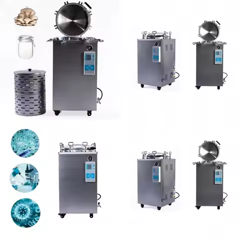 26 Microcomputer-Controlled Rapid Cooling Counter Pressure Autoclave Sterilizer for Lab & Food Safet