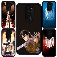 Case for OPPO Reno 2F F11 Pro 2Z A37 A83 A9 A5 2020 A39 Black Silicone M-112 Attack on Titan