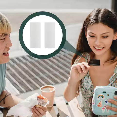 10 Rolls Kid Instant Camera Thermal Paper Photo Printer Refill Replacement Supplies for Instant Came