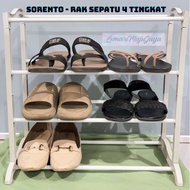 Sorento SHOES RACK 4-tier Iron Shoe RACK/4-Tier AMAZING RACK/4-Tier Disassembly Shoe RACK