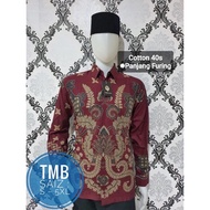 TMB : BAJU KEMEJA BATIK LELAKI LENGAN PANJANG