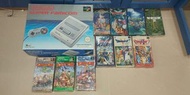 超級任天堂遊戲機連Games 10盒，操作正常，送火牛和av線