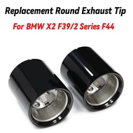 2pcs/lot Car Exhaust Tip For BMW X2 F39 16d 18d 18dX 18i 20d 20dX 20i 20iX 25dX 25i 25iX 28iX Muffle