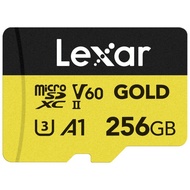 Lexar Professional Gold UHS-II V60 Micro SD Card 256Gb 280MBps 4K