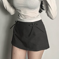 RIBBON RINSE - Stinky Soap | Ribbon A-Line Mini Skirt Mini Skort